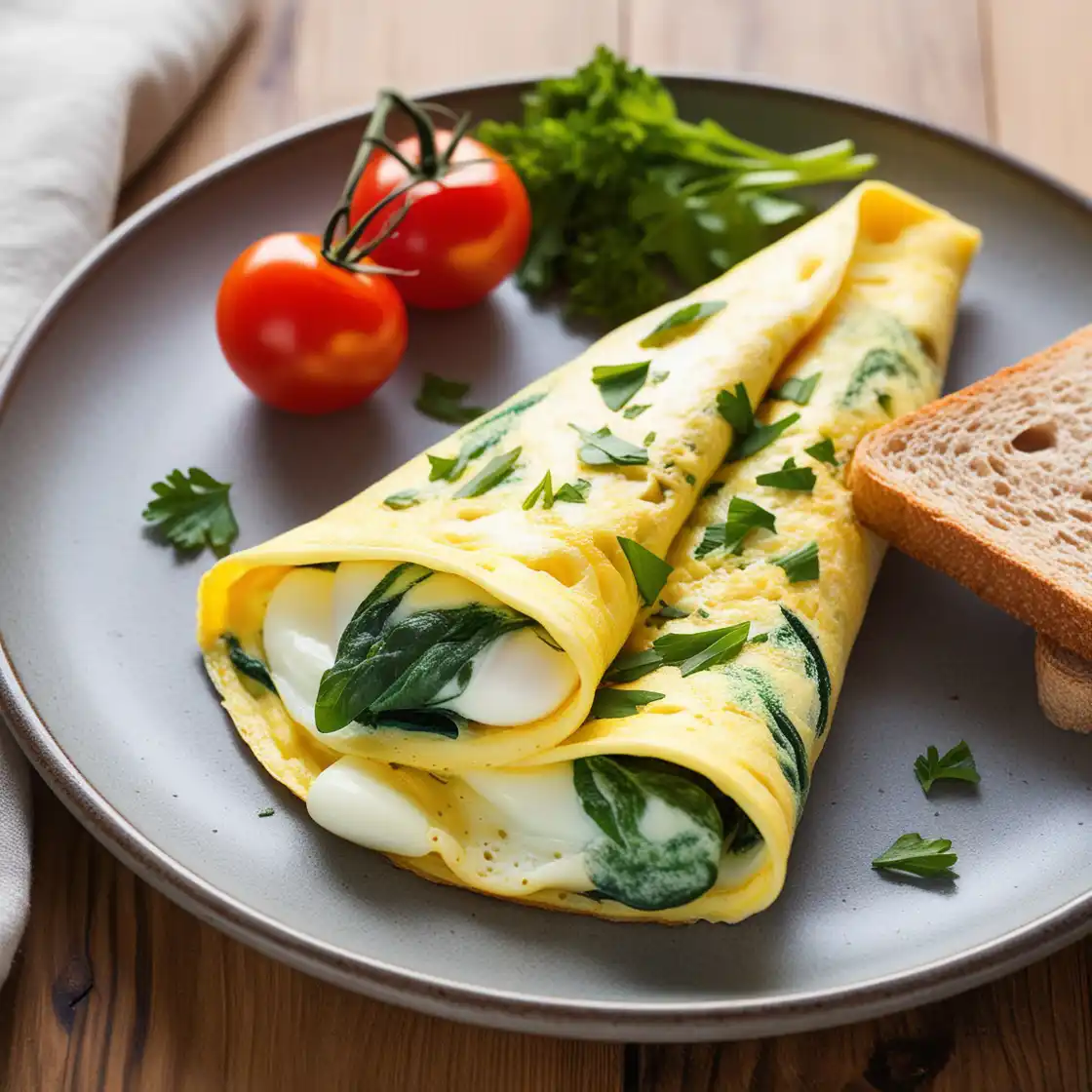 4.1.3 - Omelete de claras com espinafre copiar